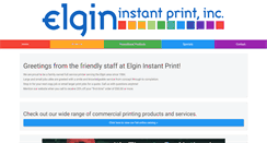 Desktop Screenshot of elgininstantprint.com